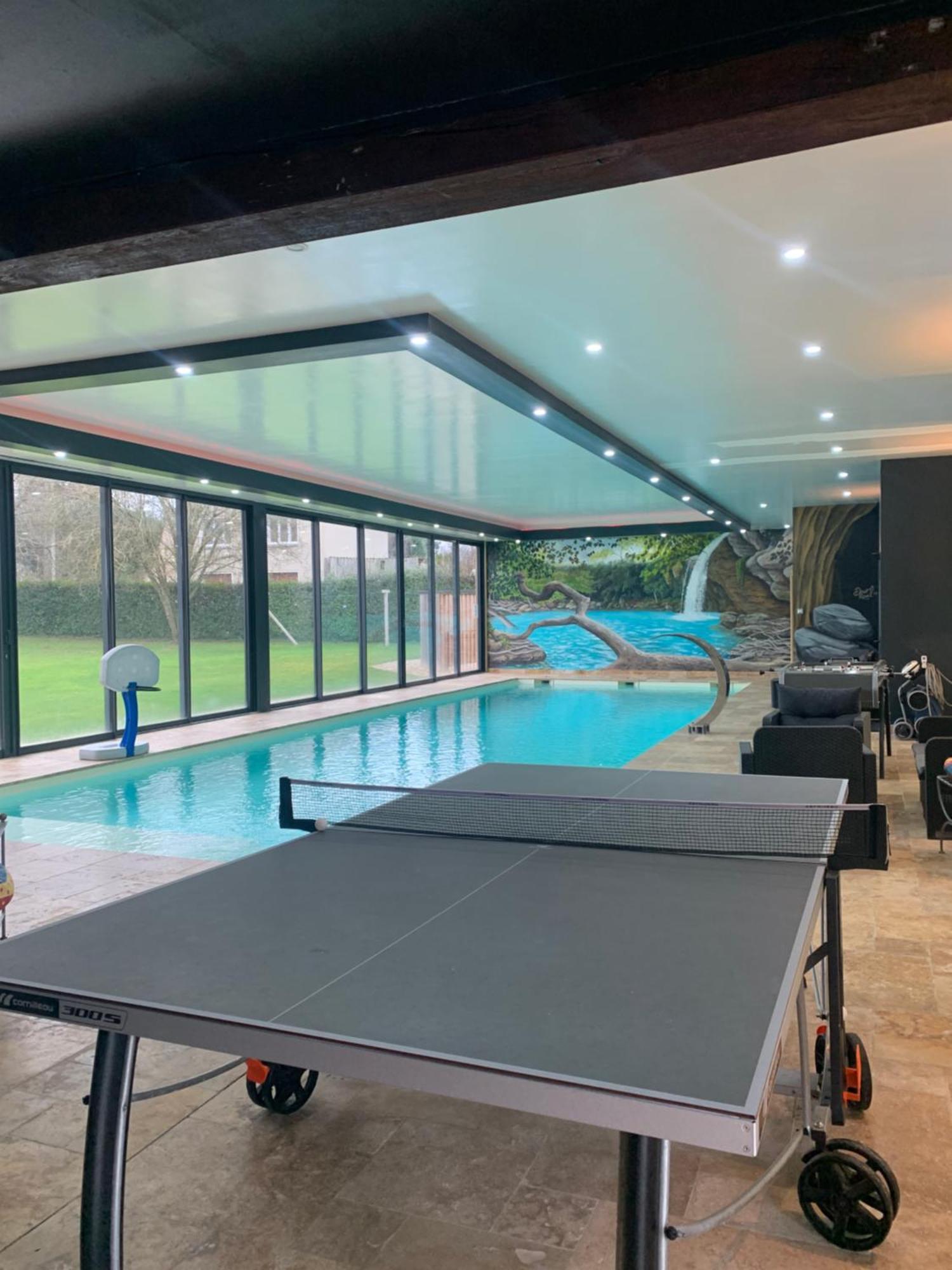 Clermont-Creans Cottage Piscine Interieure31Degres Zoo La Fleche24H Du Mans מראה חיצוני תמונה